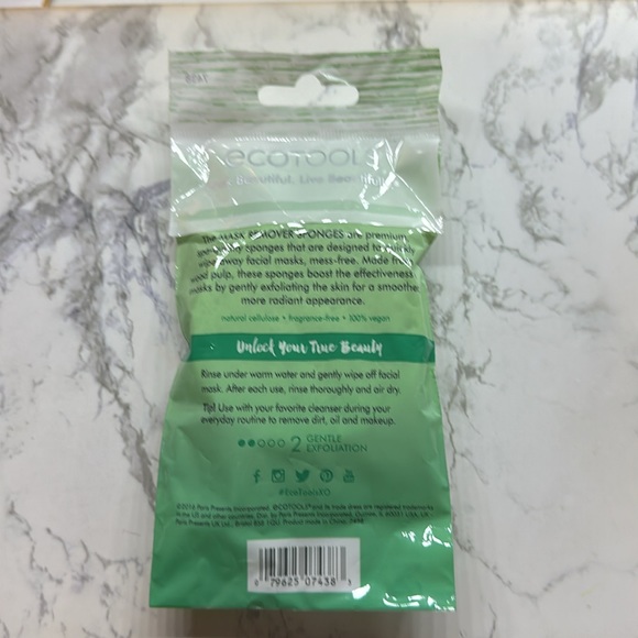 Ecotools Mask Remover Sponges Spa Quality - Picture 2 of 2